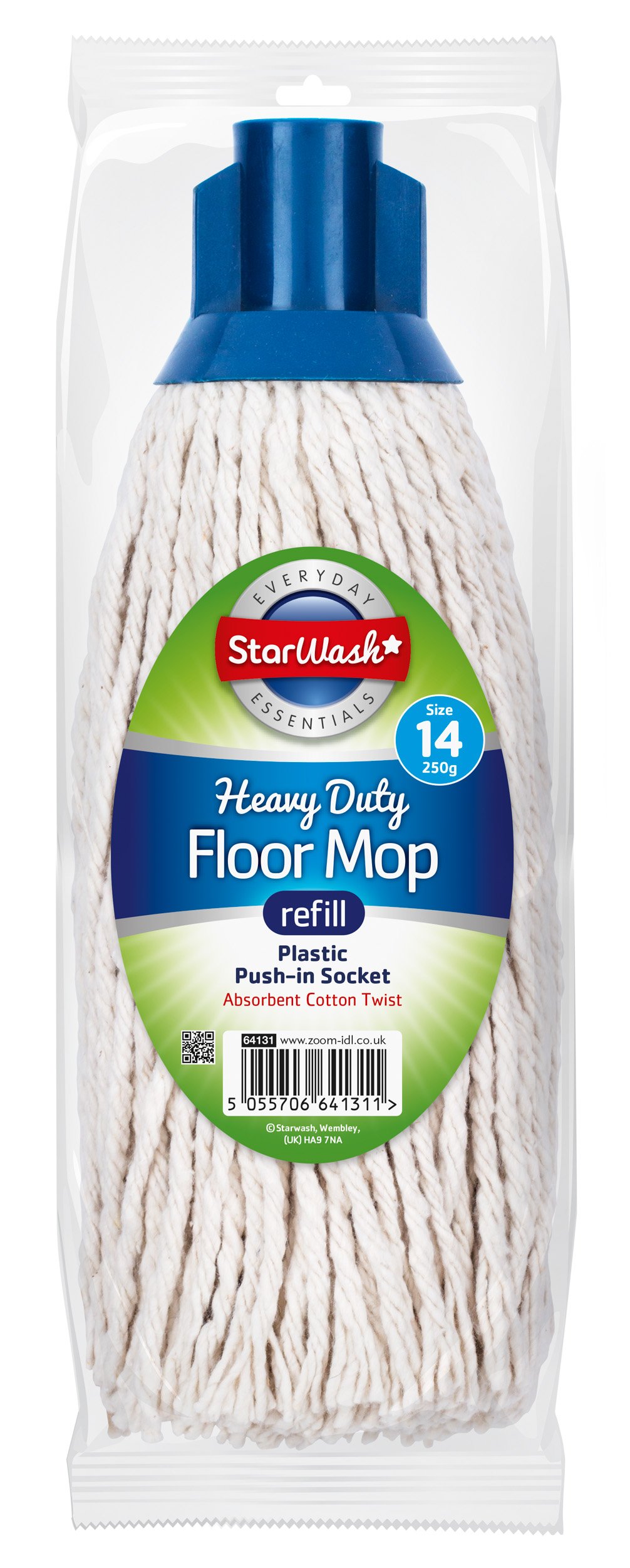 SW Plastic Socket Cotton Mop Head – Size 14 - Image 2