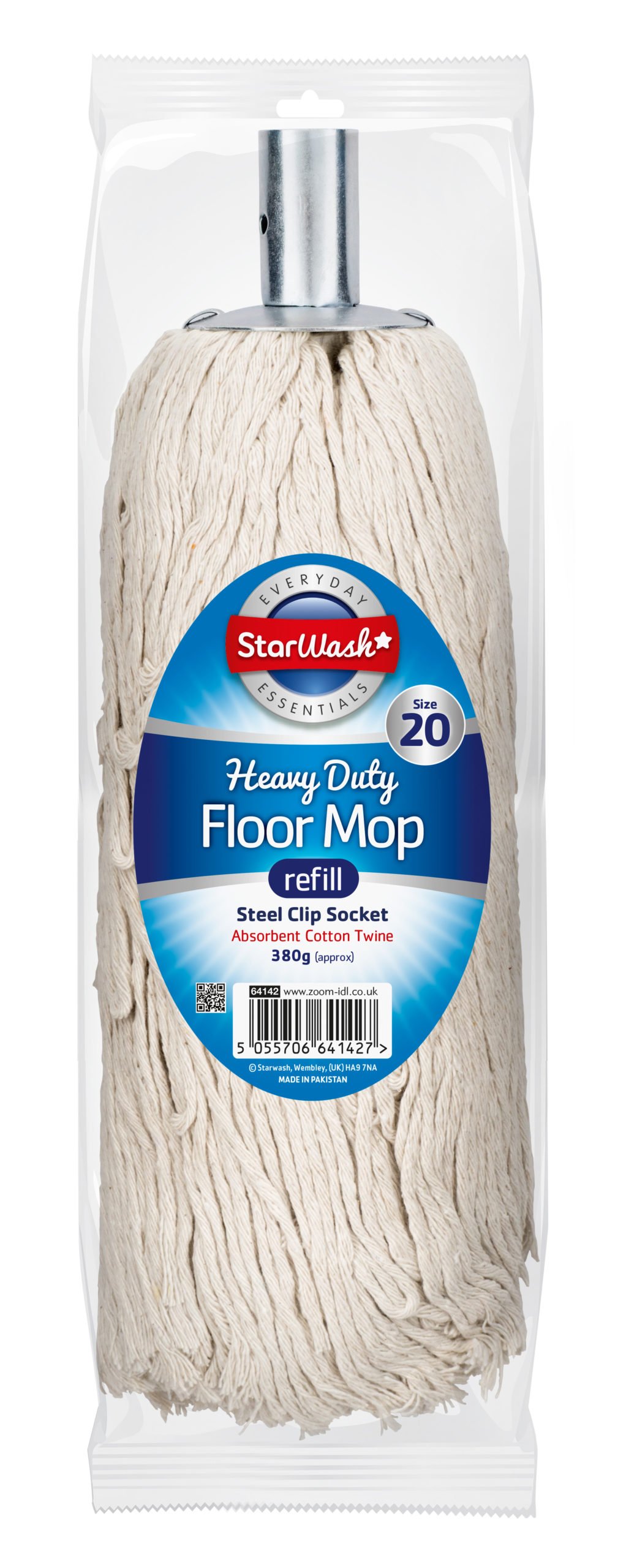 SW Steel Clip Socket Twine Mop Head -Size 20- 380g - Image 2