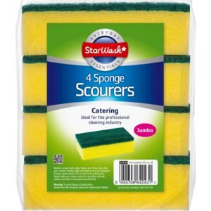 SW Catering Sponge Scourer Block Shape 4pk