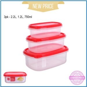 Kitch – Set of 3 EasyStore Rectangular Containers