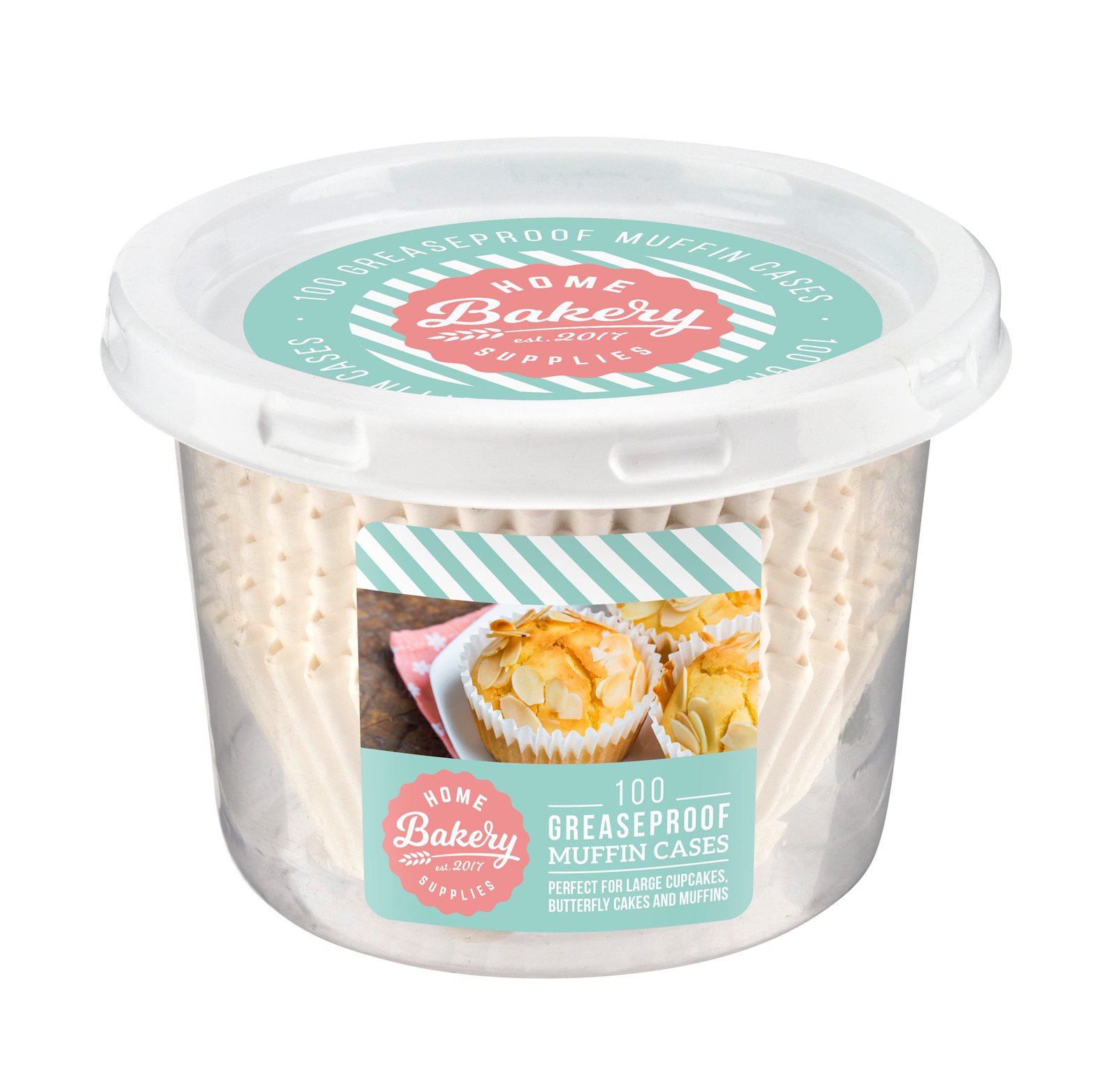 HB 100 PK Greaseproof Muffin Cases