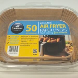 AS – 50pk Rect Air Fryer Liners in Box 14 x 22 cm