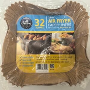 AS – 32pk Square Air Fryer Liners – 16 cm