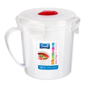 SZ Microwave Soup Mug with Vented Lid 650ml