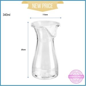Strom Premium Plastic Carafe with Lid-340ml (12oz)
