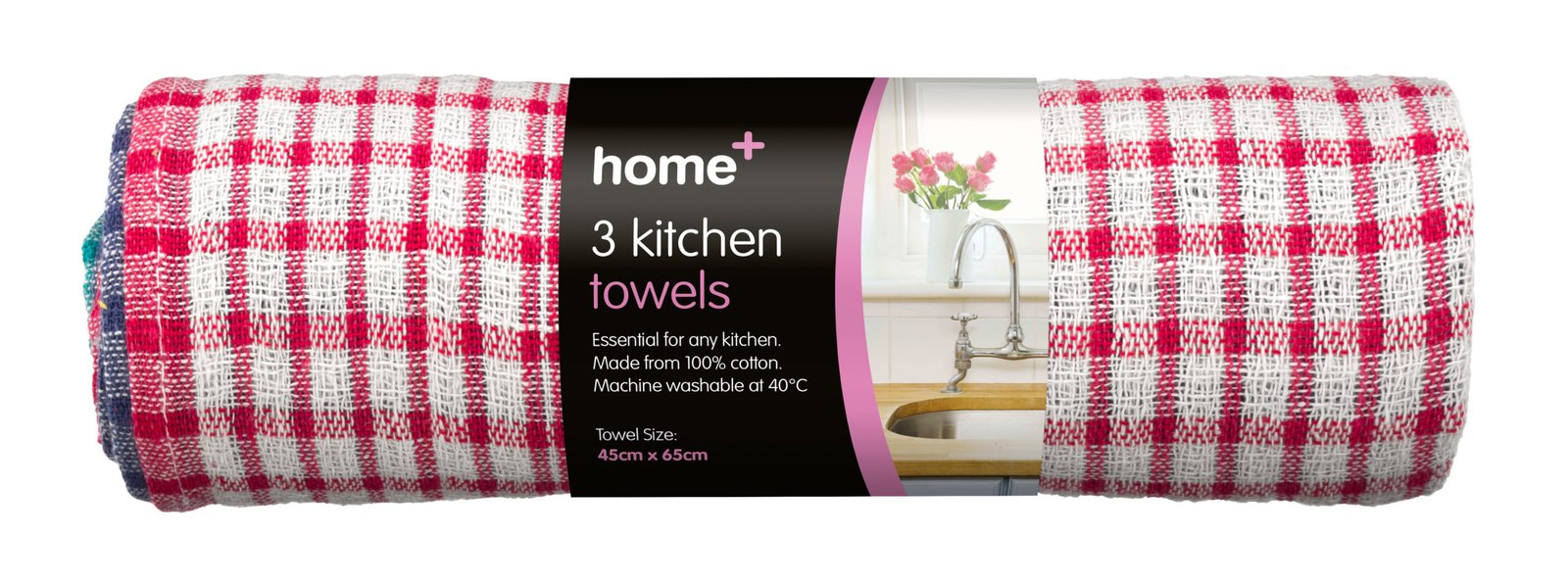 H+ 3pk Kitchen Towel