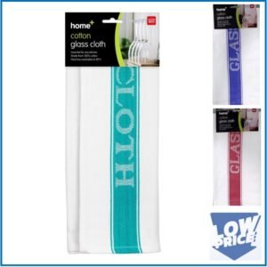 H+ – 1pc Cotton Glass Cloth – Red, Green & Blue