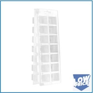 H+ 2pk Transparent Ice Cube Trays x 14