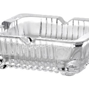SZ Crystal Cut Glass Ashtray