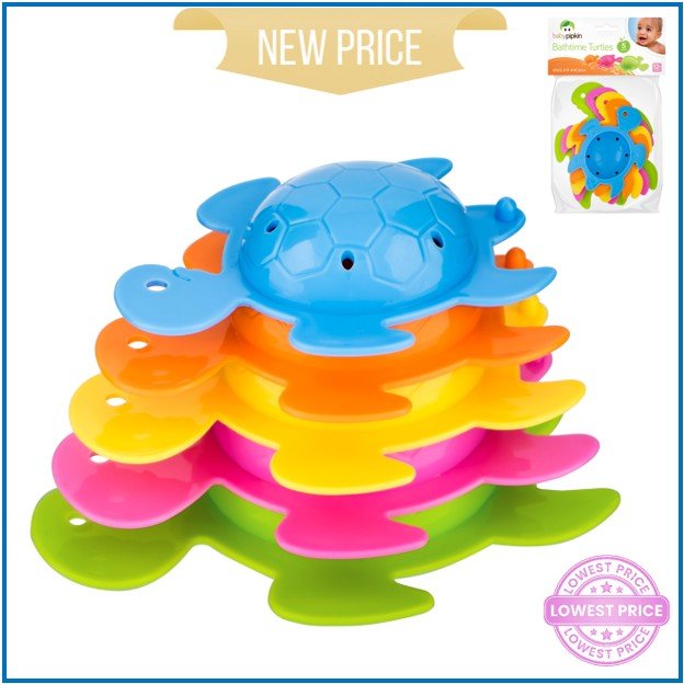 BP 5 PK Bathtime Turtles