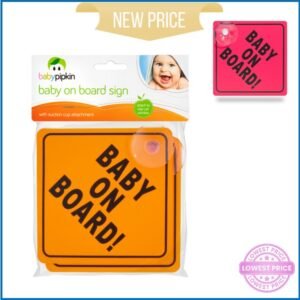 BP – 2pk Baby on Board Car Sign