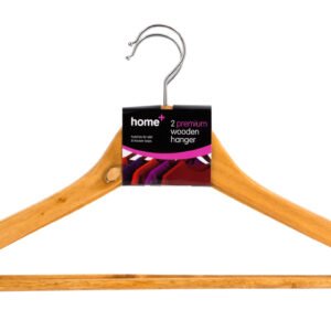 H+ 2 Premium Wooden Hangers