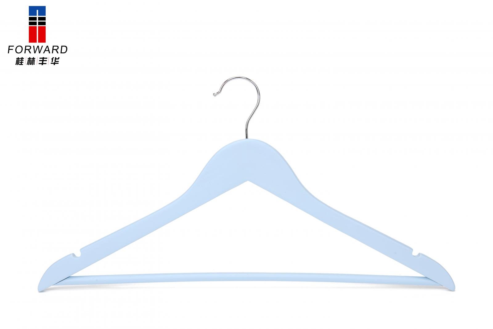 H+ 5 Ultra Premium White Wooden Hangers – No cards - Image 2