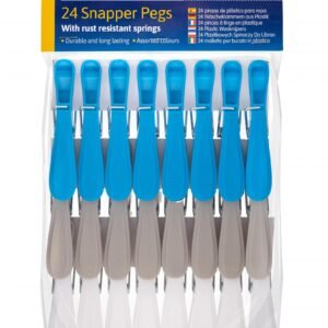 DL 24PK Snapper Clothes Pegs