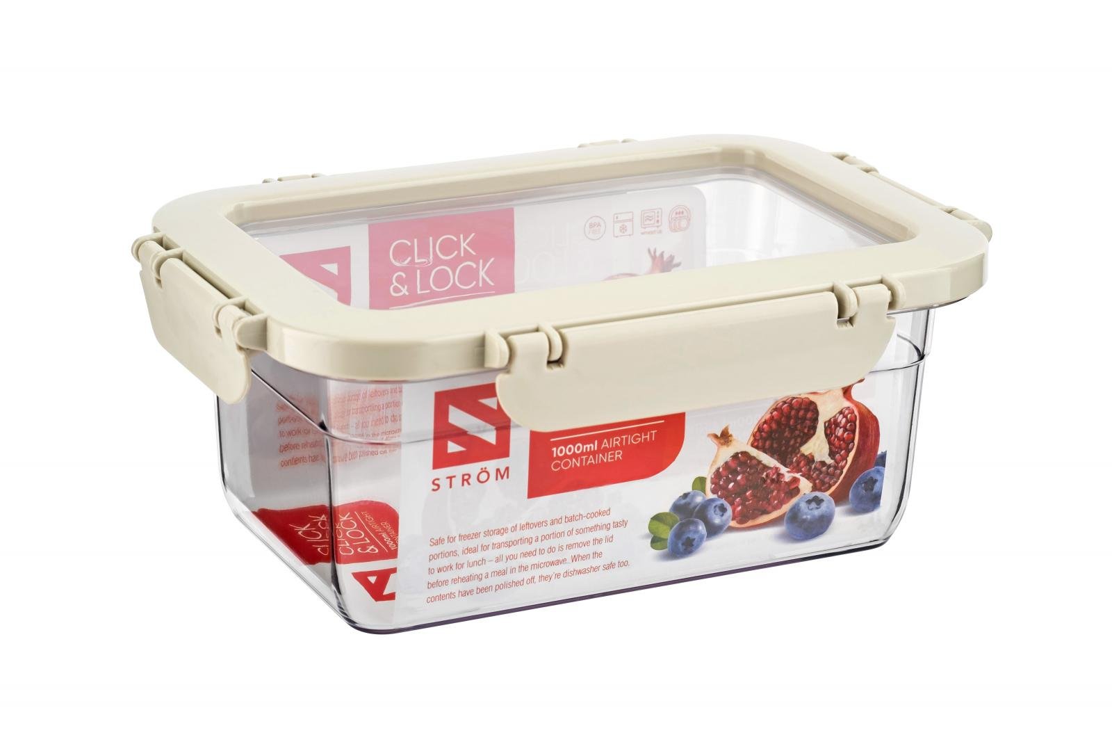 Strom – Click & Lock Airtight container – 1 Litre - Image 2