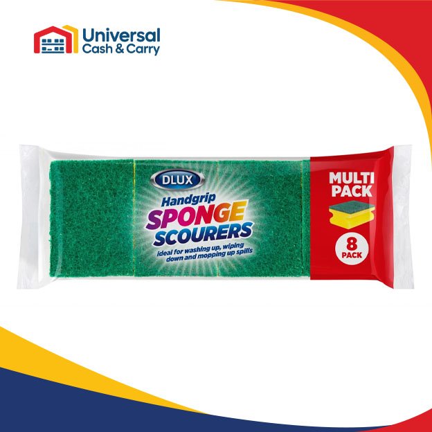 DL 8PK Handgrip Sponge Scourers
