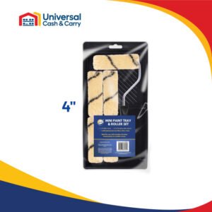 Mini Paint Tray with 4" Roller & 5 Emulsion Sleeves