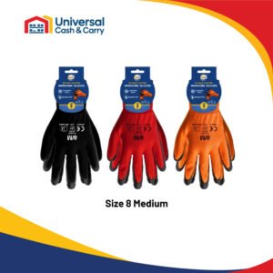 Size 8 Nitrile Coated Gloves - M