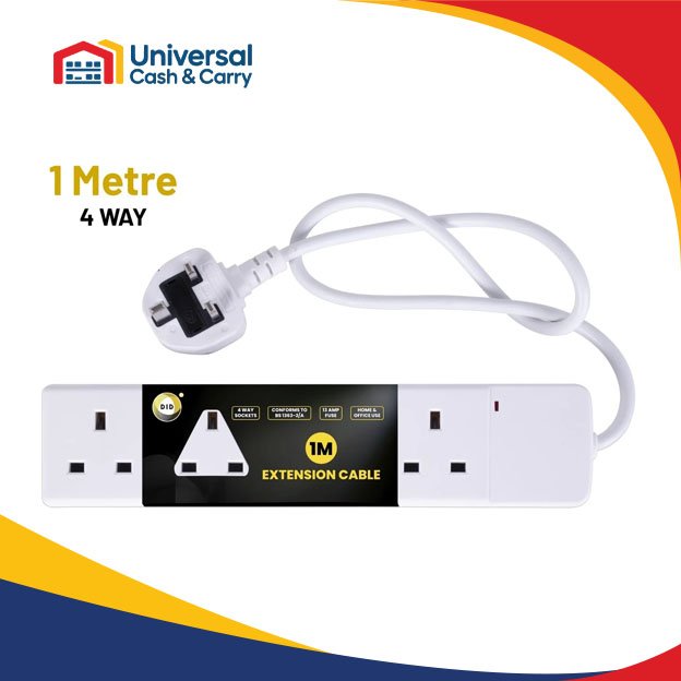 1m 4 Way Extension Cable