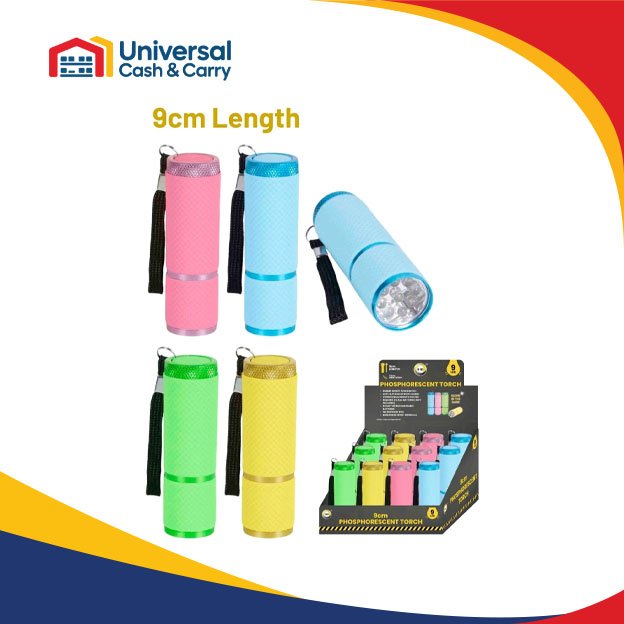9 Led 9cm Phosphorescent Torch