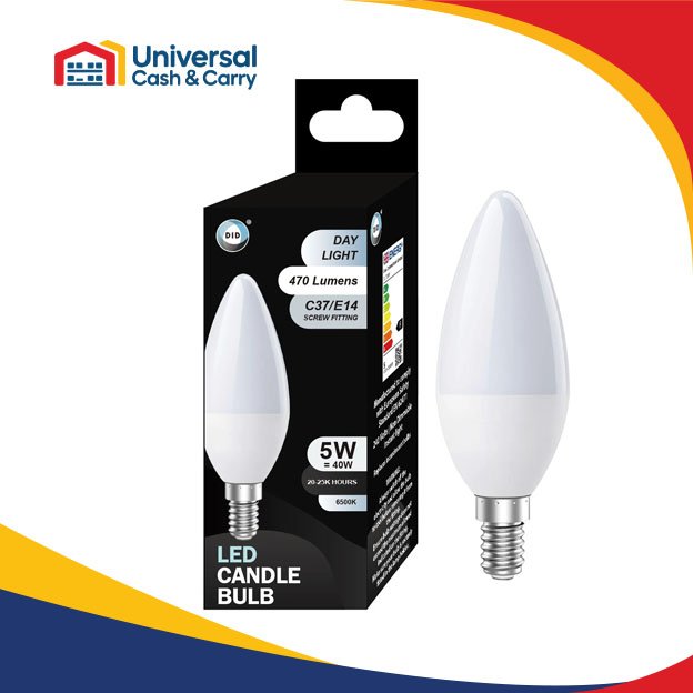 Day Light Led Candle Bulb 5W C37/E14