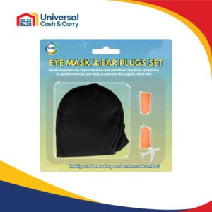 Eye Mask & Ear Plugs Set