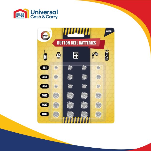 24pc Button Cell Batteries
