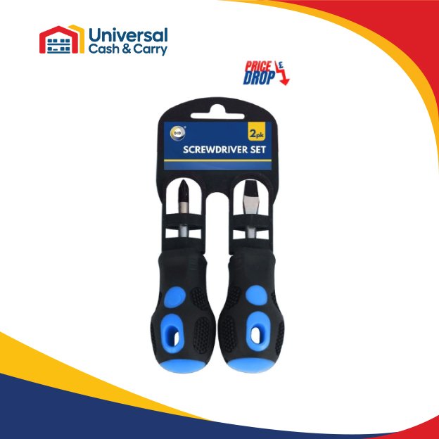 2pc 38mm Screwdriver Set