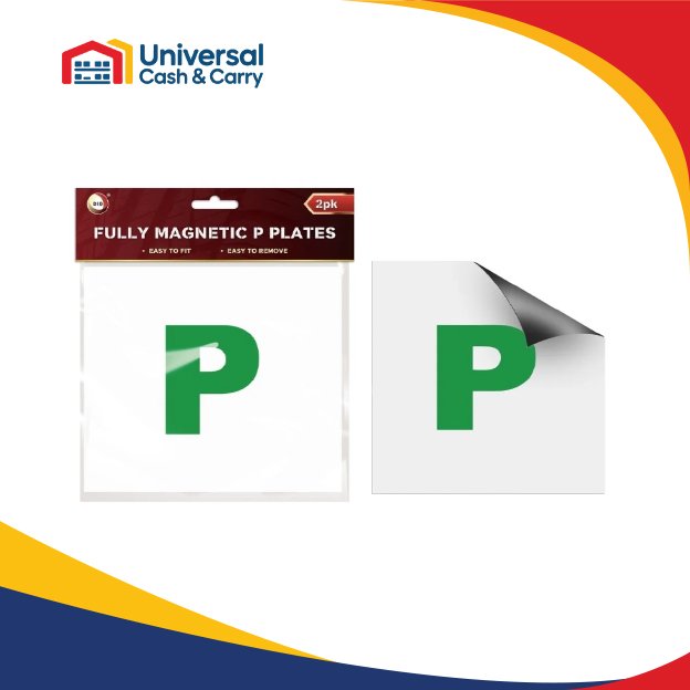 2pc Fully Magnetic P Plates