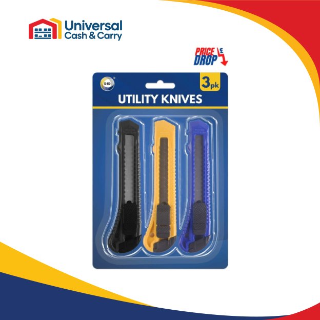 3pc Utility Knives