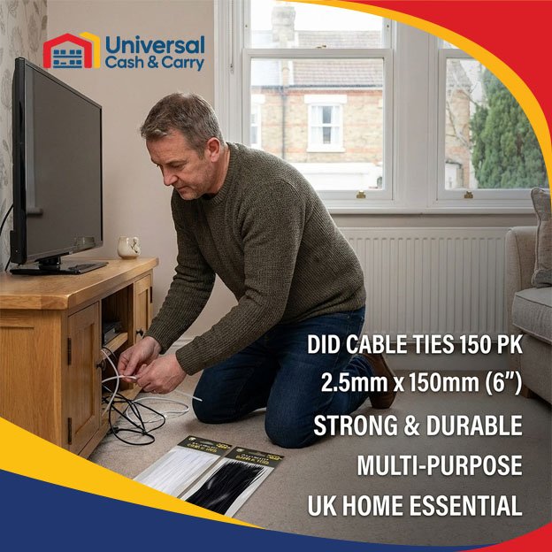 150Pk 150mm x 2.5mm Cable Ties - Image 2