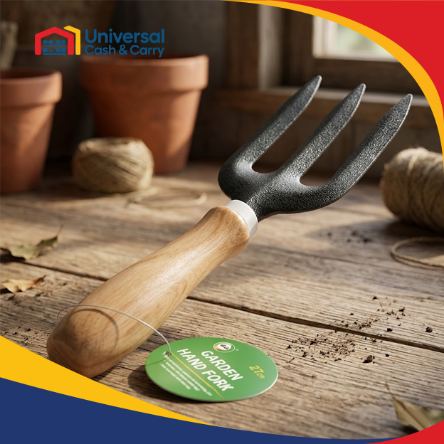 27cm Garden Hand Fork - Image 2