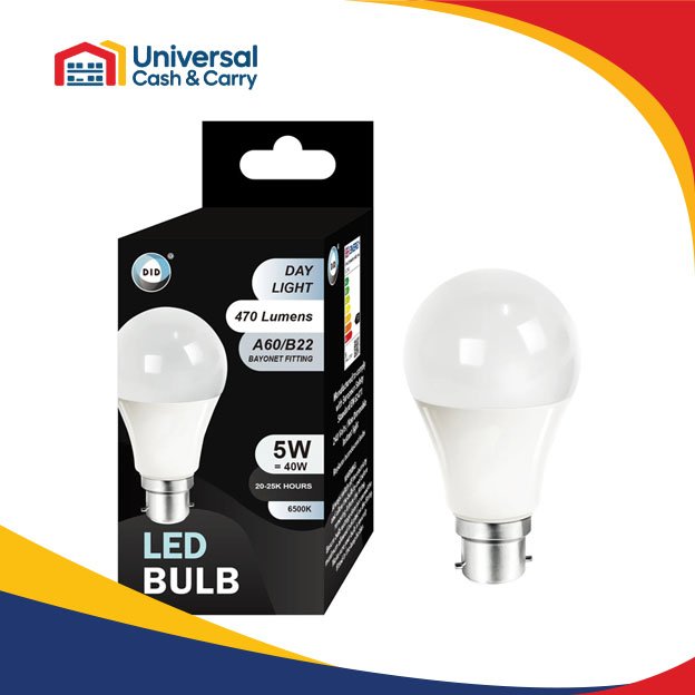 Day Light Led Bulb 5W A60/B22