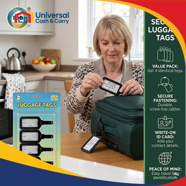 4pc Luggage Tags - Image 2