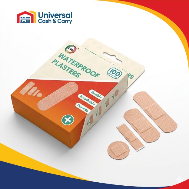 100pc Assorted Waterproof Plasters - Image 2