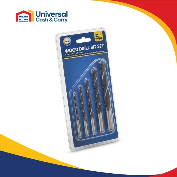 5pc Wood Drill Bit Set - Image 2