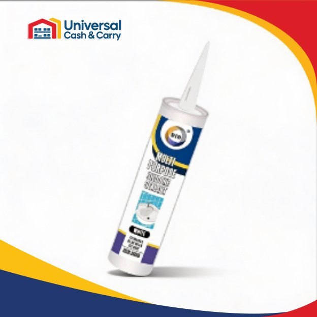 260ml Multi-Purpose Silicone Sealant (White) - Image 2