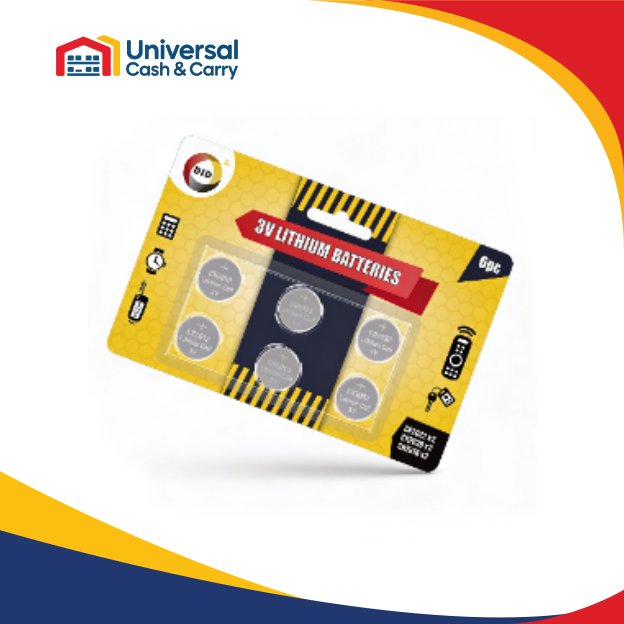 6pc 3V Lithium Batteries - Image 2