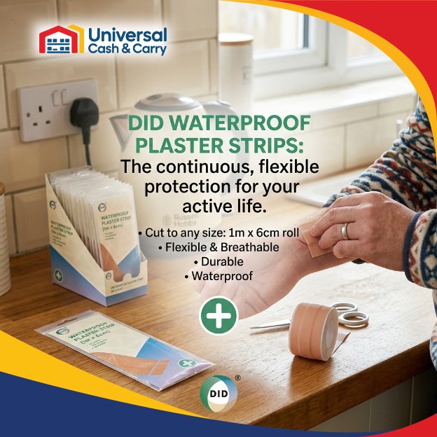 1m x 6cm Waterproof Plaster Strip - Image 3