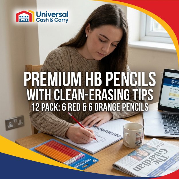12Pk Pencils with Erasers - Image 3