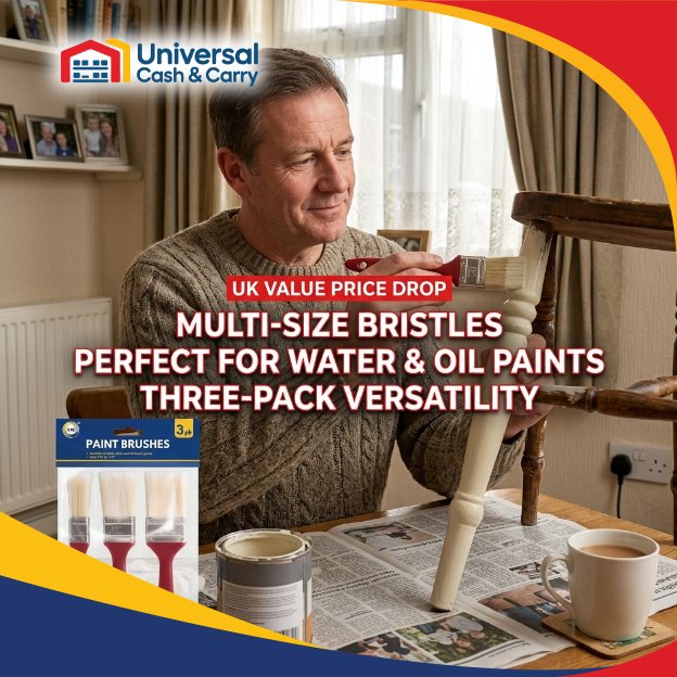 3pc Paint Brushes - Image 3