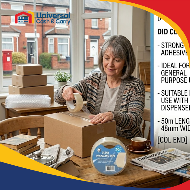 50m x 48mm Clear Packaging Tape - Image 3