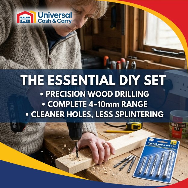 5pc Wood Drill Bit Set - Image 3