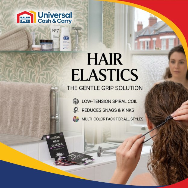 30Pk Coloured Hair Elastics - Image 3