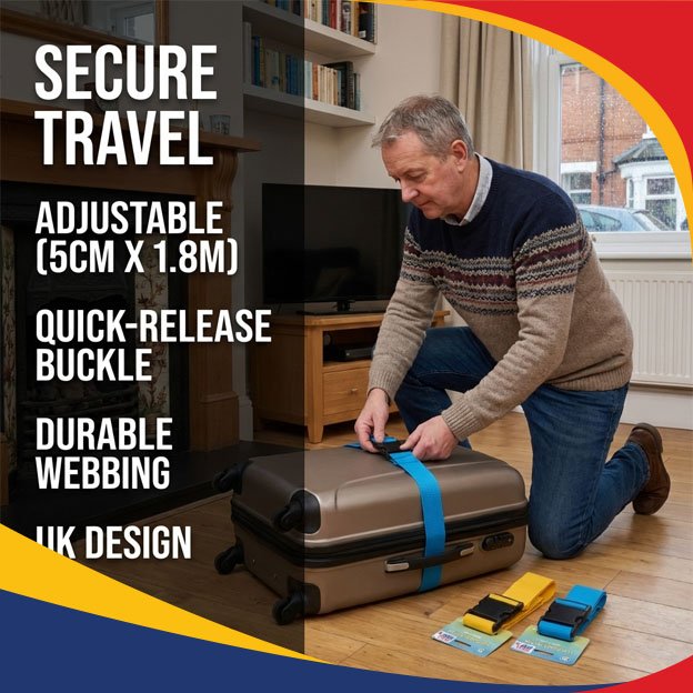 5cm x 1.8m Luggage Strap - Image 4