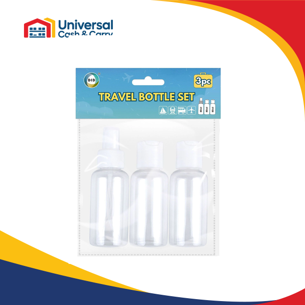 3pc Travel Bottle Set