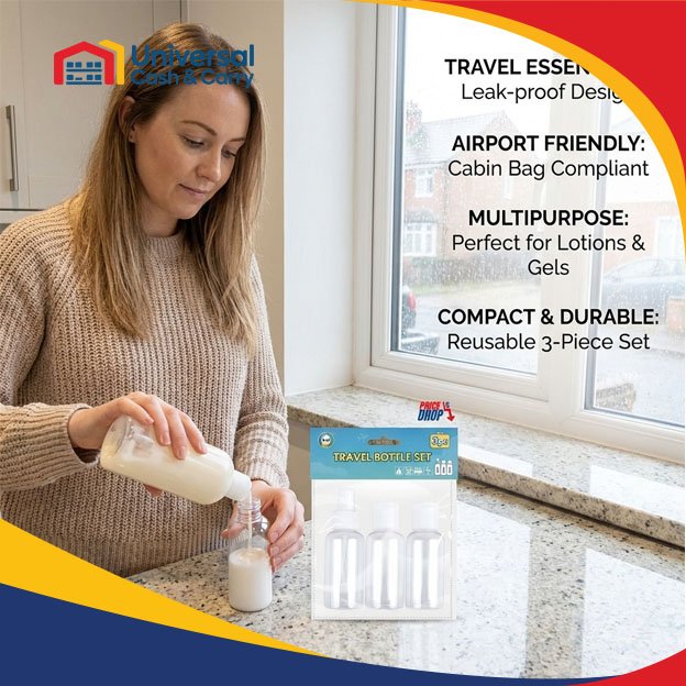3pc Travel Bottle Set - Image 4