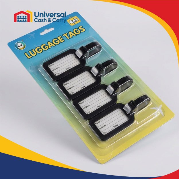 4pc Luggage Tags - Image 3