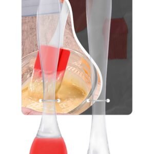 2pc Silicone Spatula & Pastry Brush Set