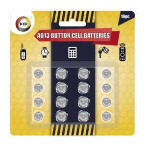 16pc Ag13 Button Cell Batteries